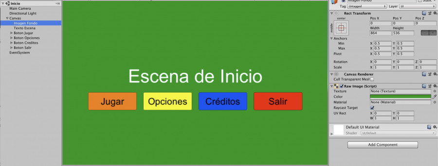 Unity: Escenas